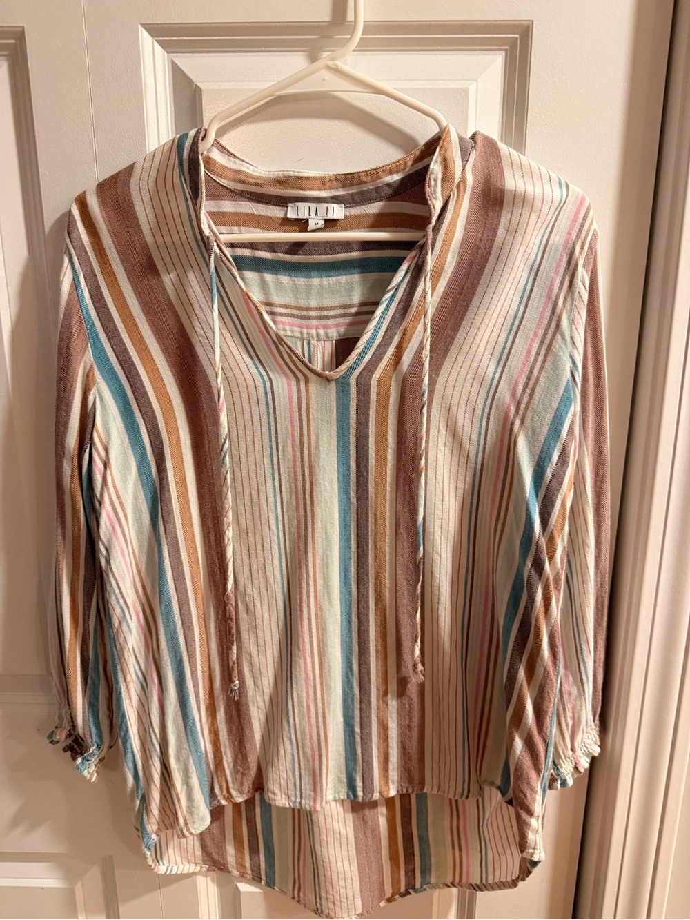 Lila Li Stich Fix Rayon shirt size M